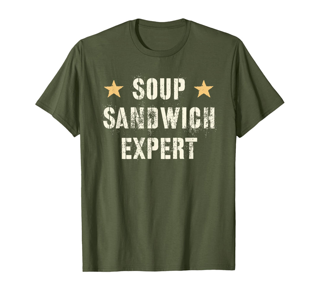 Patriotic Soup Sandwich Expert T-Shirt - Fun Novelty Design for Adults - T-Shirt, Sweatshirt, Hoodie