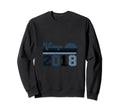 Year 2018 Gift Birthday Mom Dad Sweatshirt - Aesthetic Graphic for Adults - T-Shirt, Sweatshirt, Hoodie