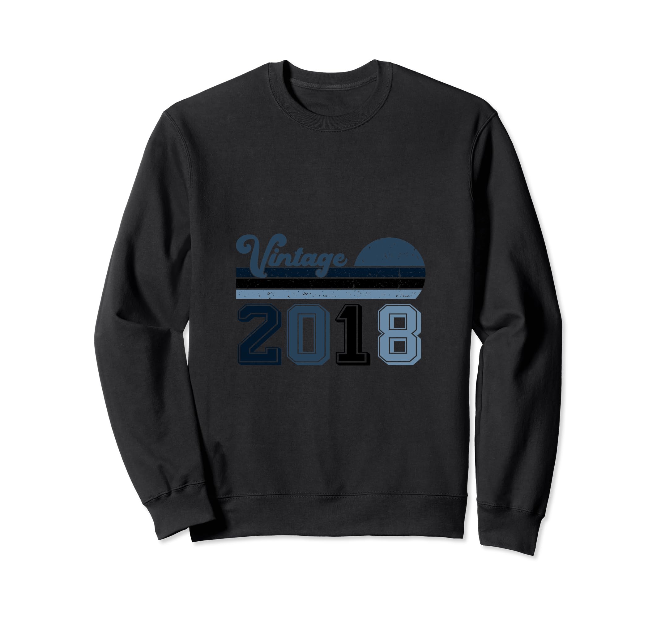 Year 2018 Gift Birthday Mom Dad Sweatshirt - Aesthetic Graphic for Adults - T-Shirt, Sweatshirt, Hoodie
