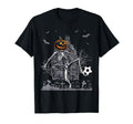 Soccer Skeleton Halloween Soccer T-Shirt - Minimalist Print Unisex - T-Shirt, Sweatshirt, Hoodie