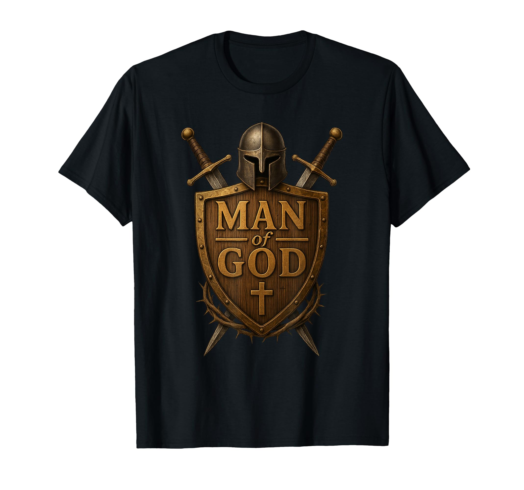 Faithful Warrior God Christian T-Shirt - Casual Everyday Wear for Adults - T-Shirt, Sweatshirt, Hoodie