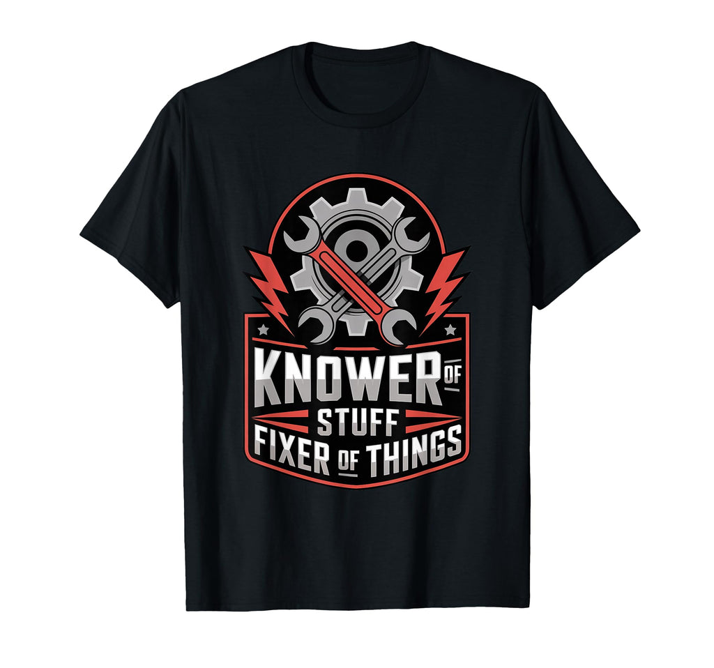 Knower Stuff Fixer Things Cave Repair T-Shirt - Custom Art Print Men Women - T-Shirt, Sweatshirt, Hoodie