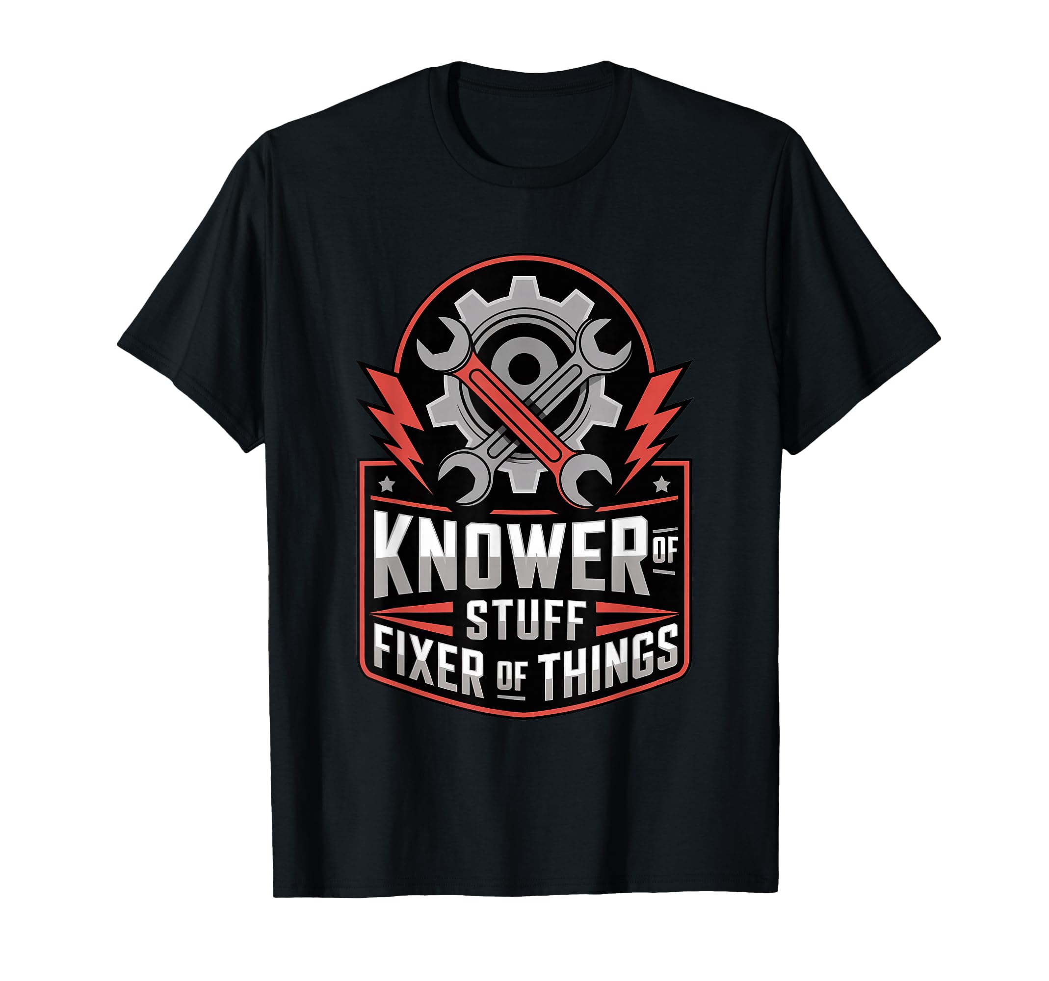 Knower Stuff Fixer Things Cave Repair T-Shirt - Custom Art Print Men Women - T-Shirt, Sweatshirt, Hoodie