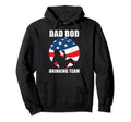 Dad Bod Drinking Team American Us Flag Hoodie - Custom Art Print Unisex - T-Shirt, Sweatshirt, Hoodie