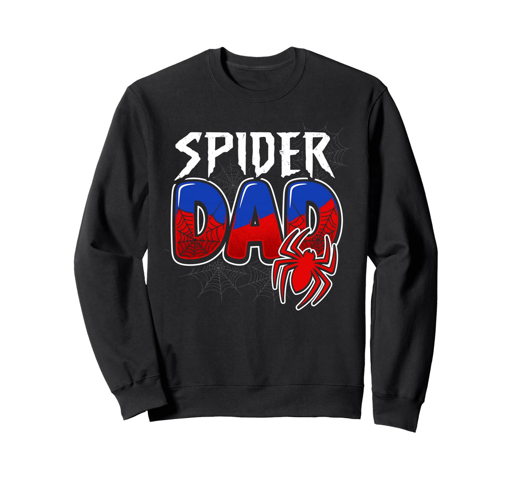 Spider Dad Family Matching Sweatshirt - Casual Everyday Wear Men Women - T-Shirt, Sweatshirt, Hoodie