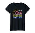 Just Who Loves Sunshine And Soccer T-Shirt - Fun Novelty Design for Adults - T-Shirt, Sweatshirt, Hoodie