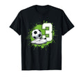 3 Soccer Birthday Gift Soccer Fan T-Shirt - Custom Art Print for Adults - T-Shirt, Sweatshirt, Hoodie