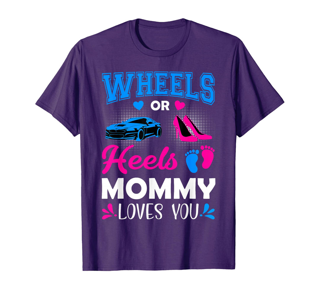 Wheels Or Heels Mommy Loves You T-Shirt - Streetwear Style Men Women - T-Shirt, Sweatshirt, Hoodie