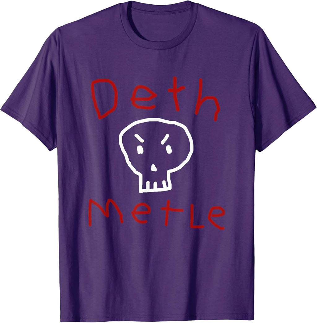 Funny Death Metal Ironic Sarcastic Humor Goth - Adult & Kids T-Shirts, Sweatshirts & Hoodies apparel design preview 1