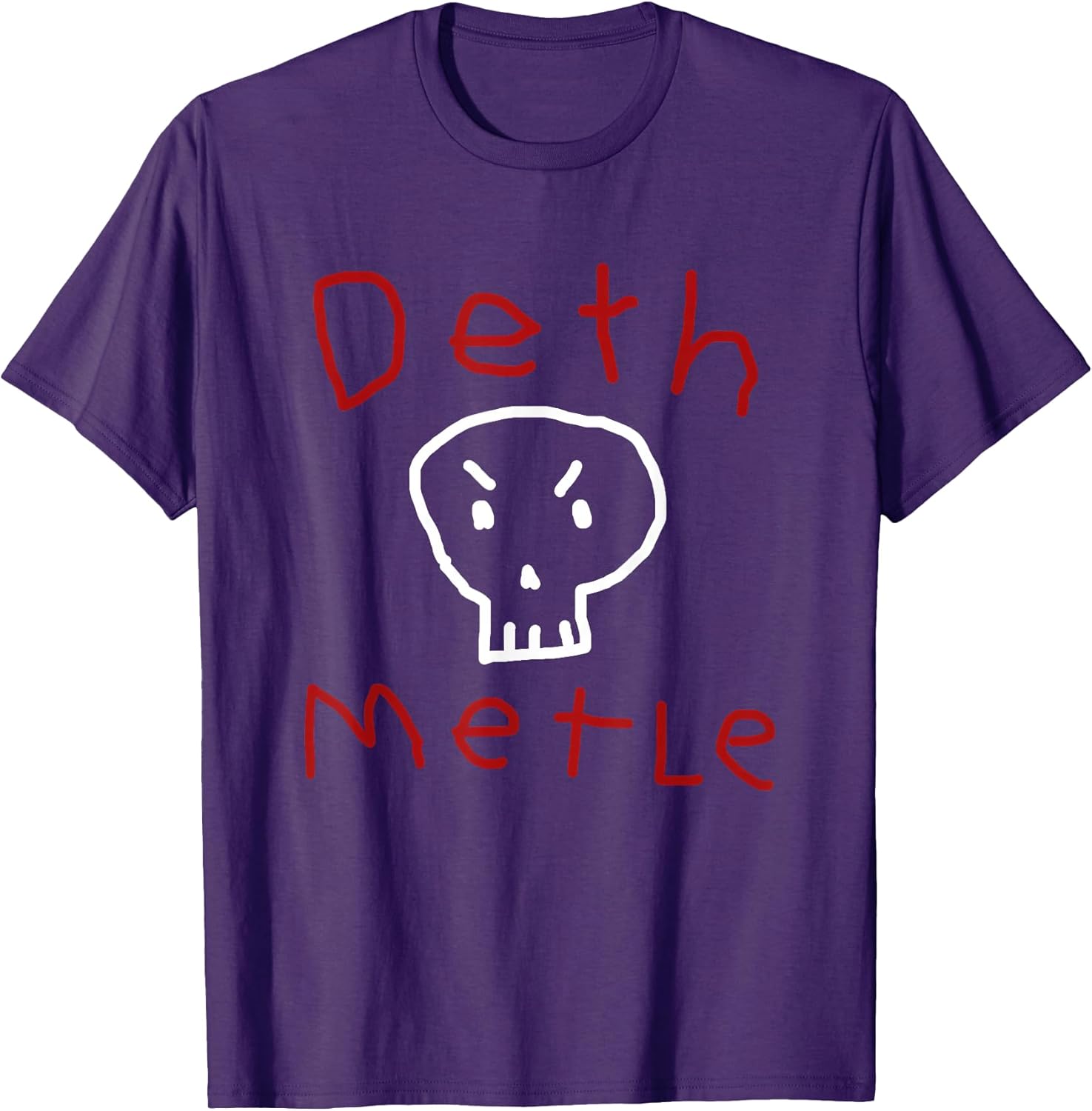 Funny Death Metal Ironic Sarcastic Humor Goth - Adult & Kids T-Shirts, Sweatshirts & Hoodies apparel design preview 1