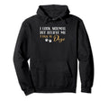 I Normal But Believe Me I Talk To Dogs Hoodie - Minimalist Print Men Women - T-Shirt, Sweatshirt, Hoodie