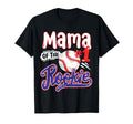Mama Rookie 1St Baseball Birthday T-Shirt - Minimalist Print Men Women - T-Shirt, Sweatshirt, Hoodie