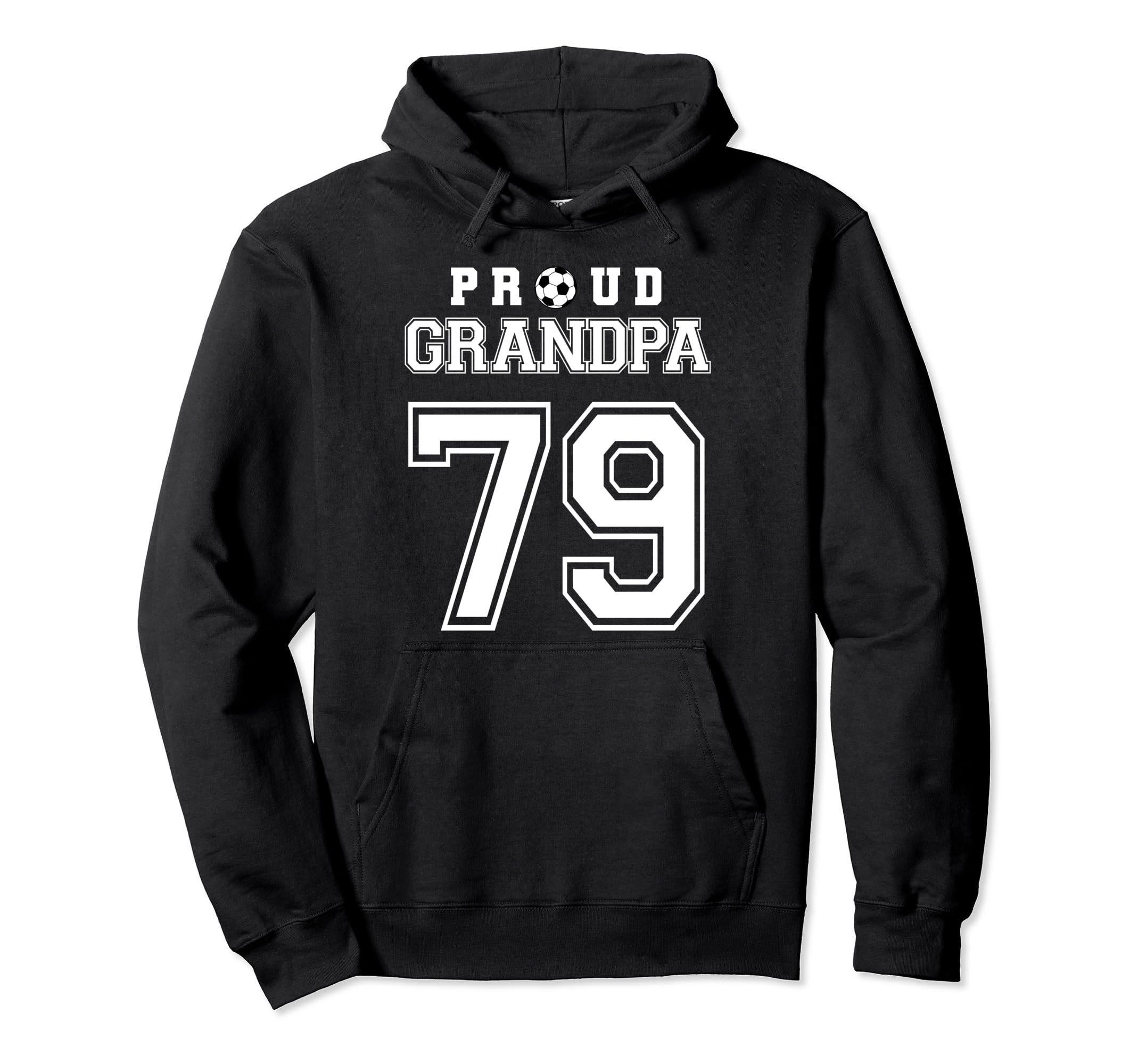 Number 79 Custom Proud Soccer Futbol Hoodie - Minimalist Print Men Women - T-Shirt, Sweatshirt, Hoodie