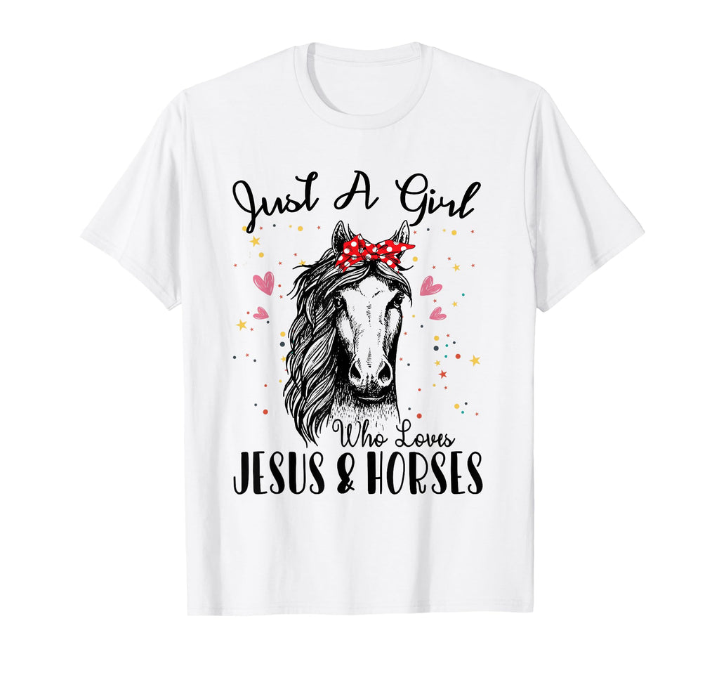 Just Who Loves Horses Jesus Horse T-Shirt - Streetwear Style for Adults - T-Shirt, Sweatshirt, Hoodie