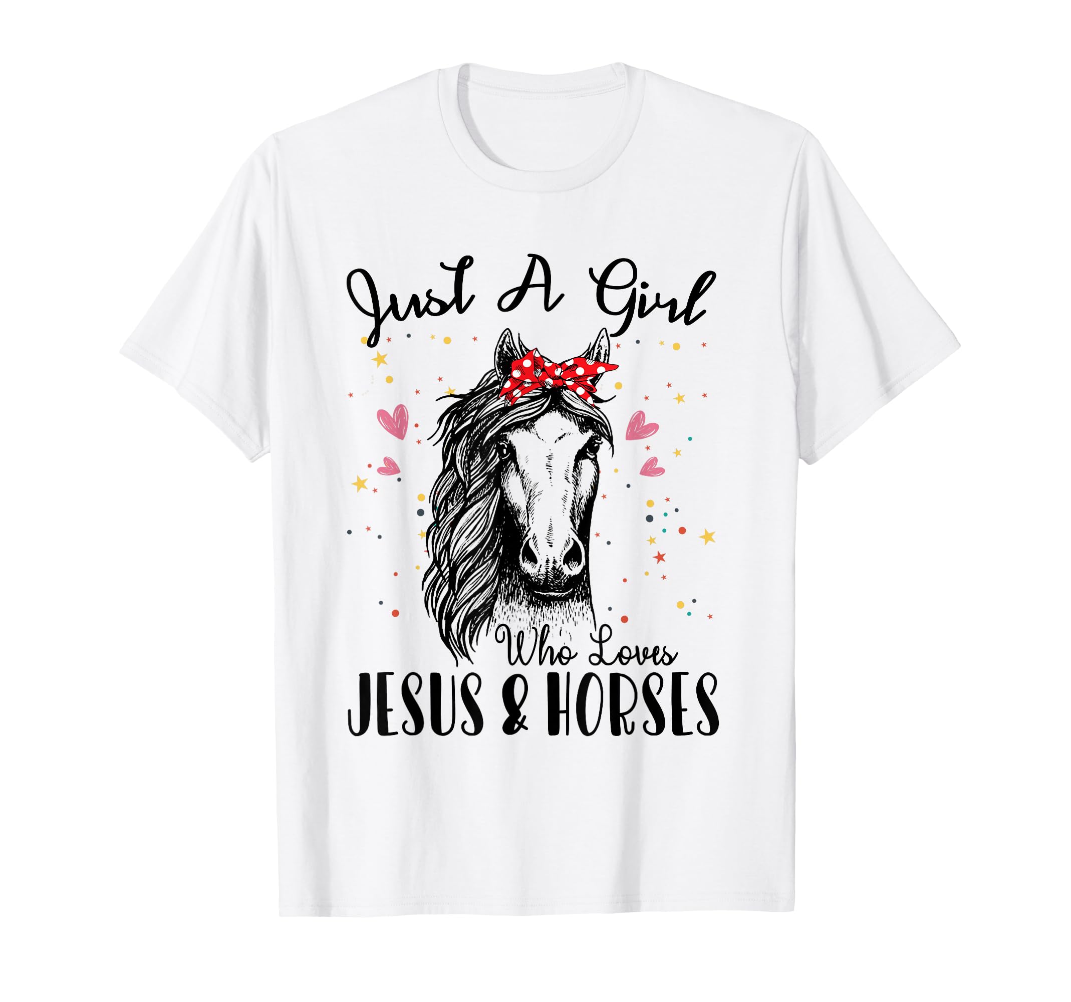 Just Who Loves Horses Jesus Horse T-Shirt - Streetwear Style for Adults - T-Shirt, Sweatshirt, Hoodie