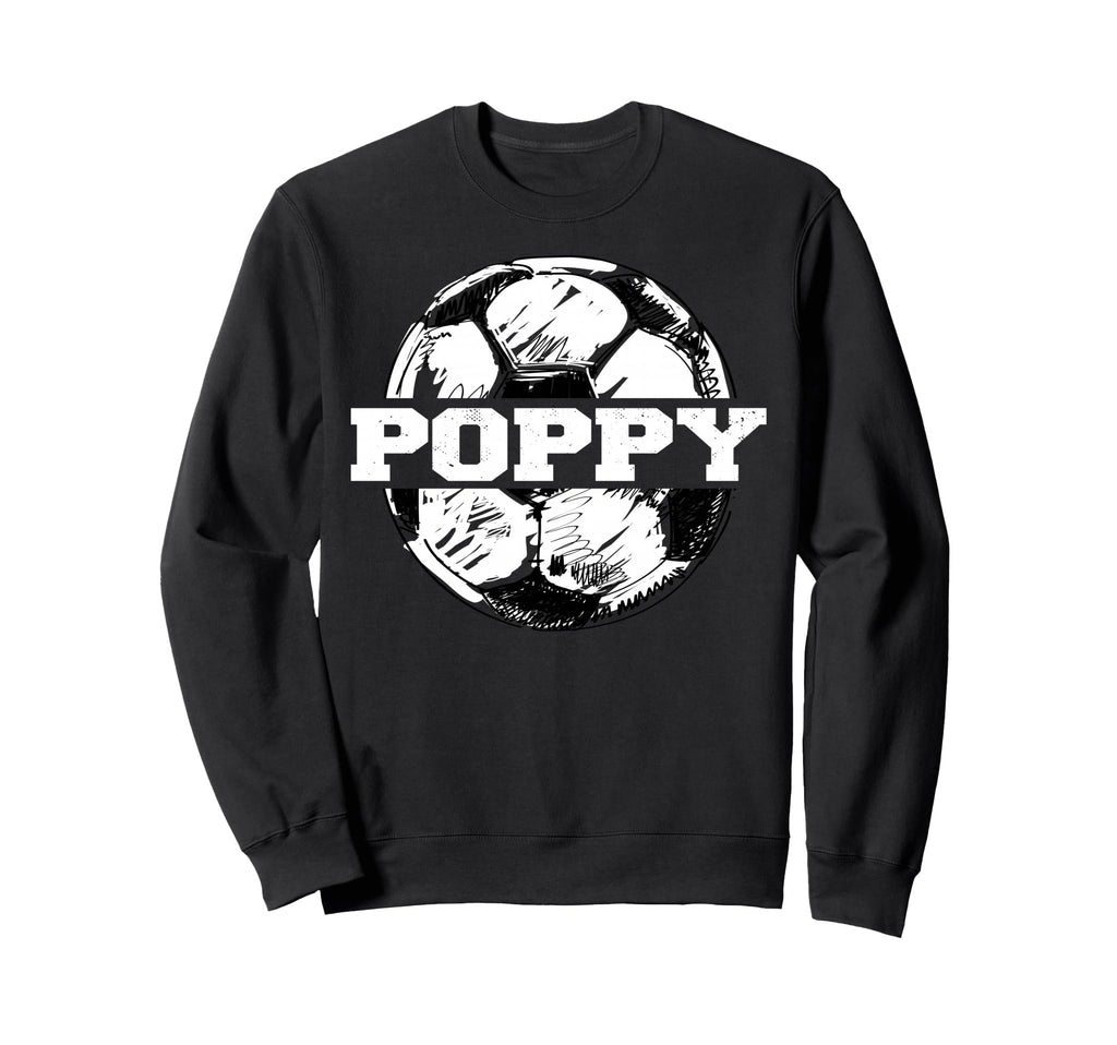 Soccer Poppy Sketch Split Soccer Sweatshirt - Streetwear Style for Adults - T-Shirt, Sweatshirt, Hoodie