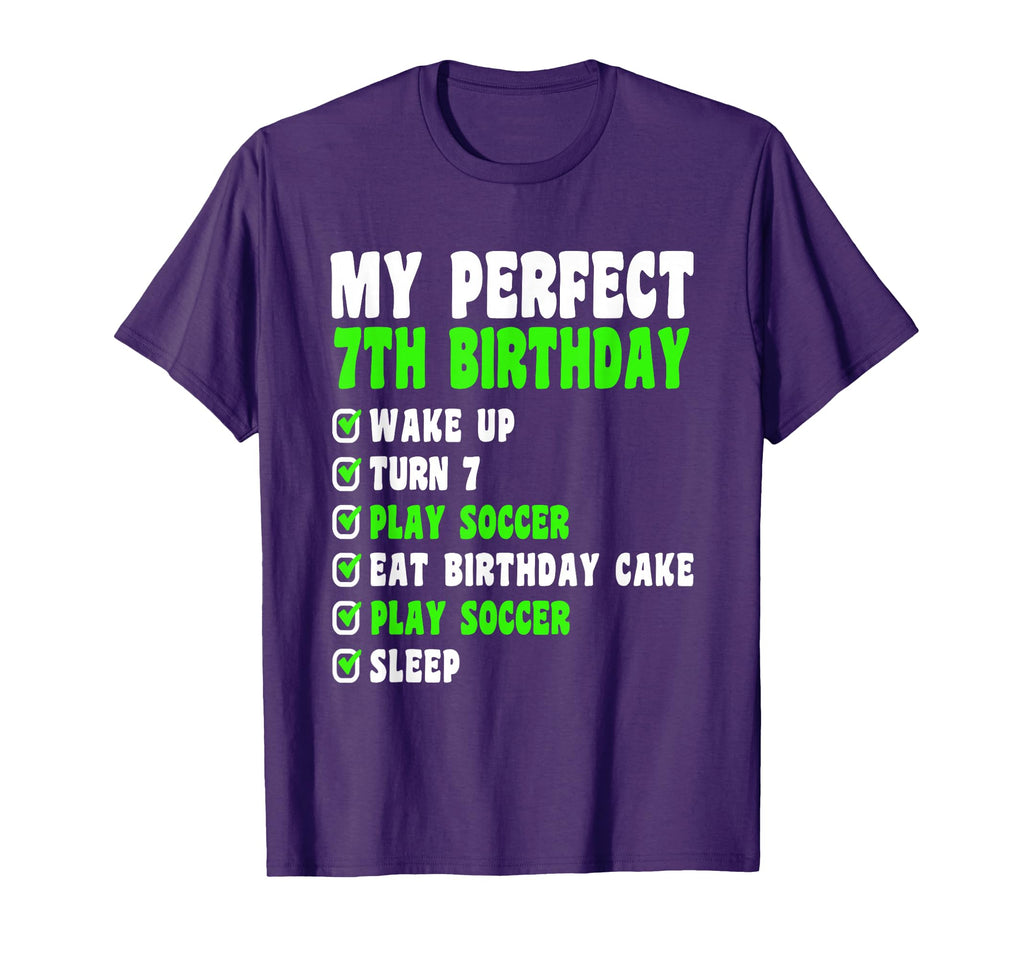 7 Year Old My 7Th Birthday Soccer T-Shirt - Streetwear Style for Adults - T-Shirt, Sweatshirt, Hoodie