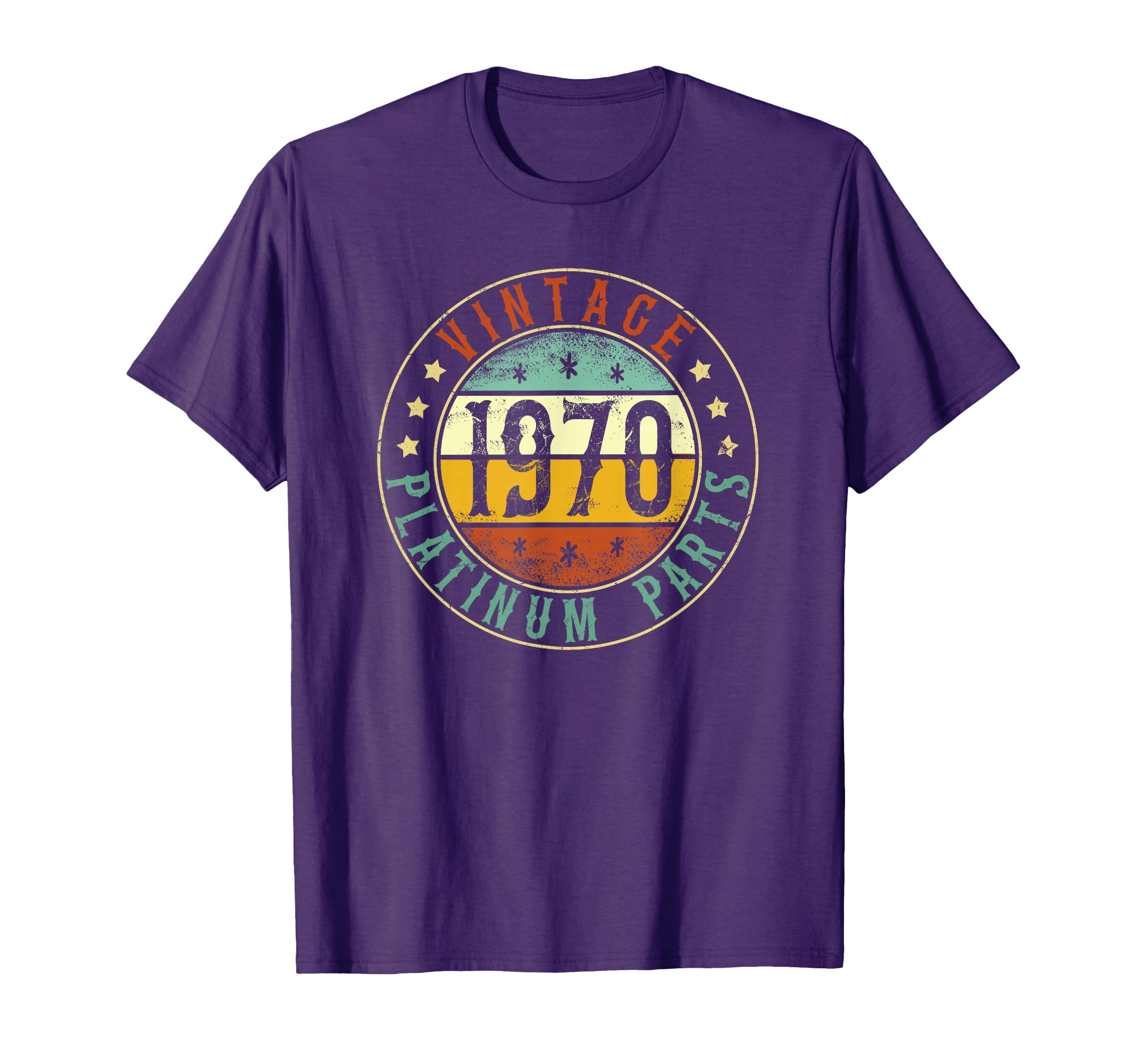 1970 Birthday Platinum Parts Born 1970 T-Shirt - Aesthetic Graphic Unisex - T-Shirt, Sweatshirt, Hoodie