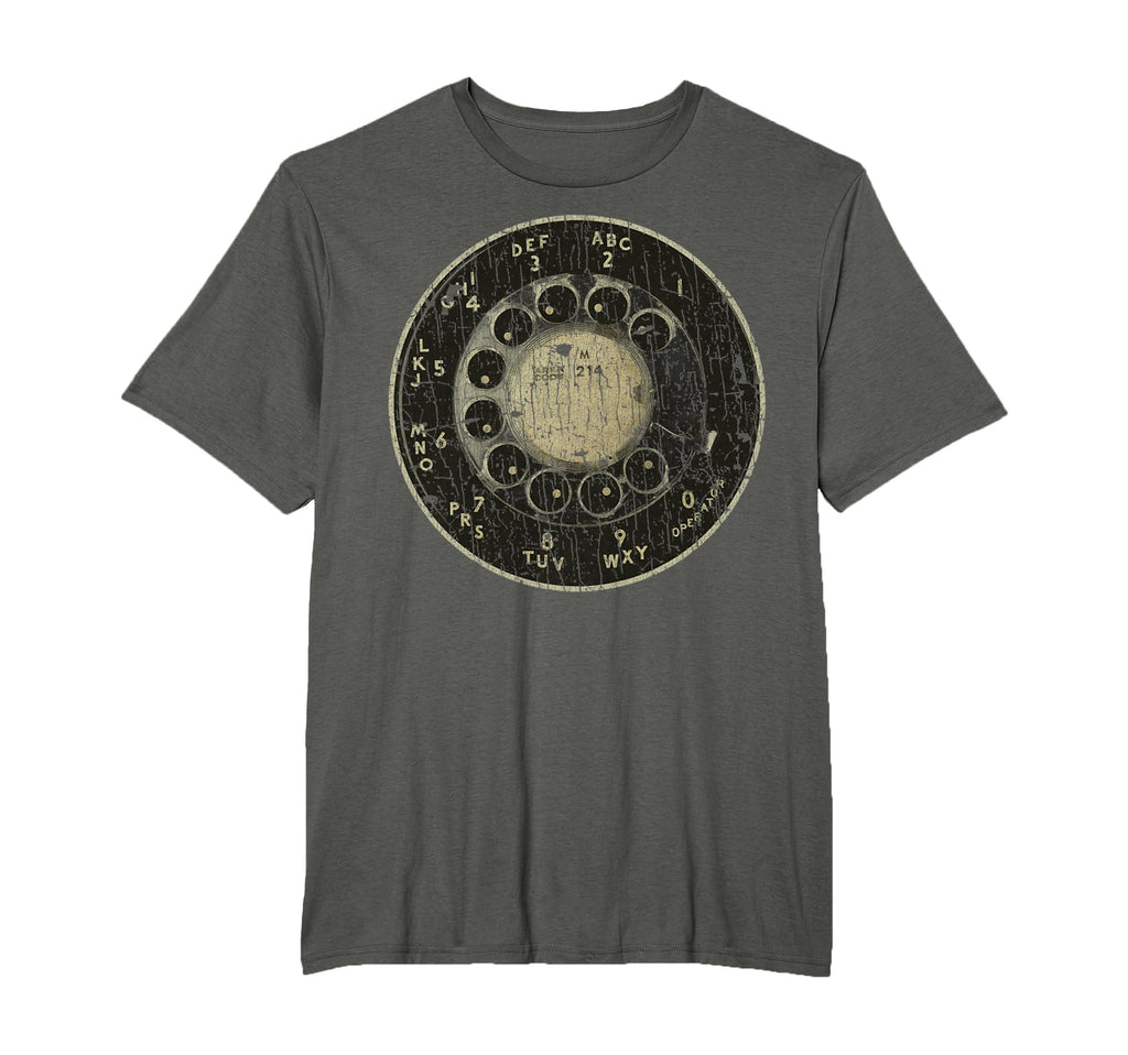 Rotary Dial Phone 60S Telephone T-Shirt - Fun Novelty Design for Adults - T-Shirt, Sweatshirt, Hoodie