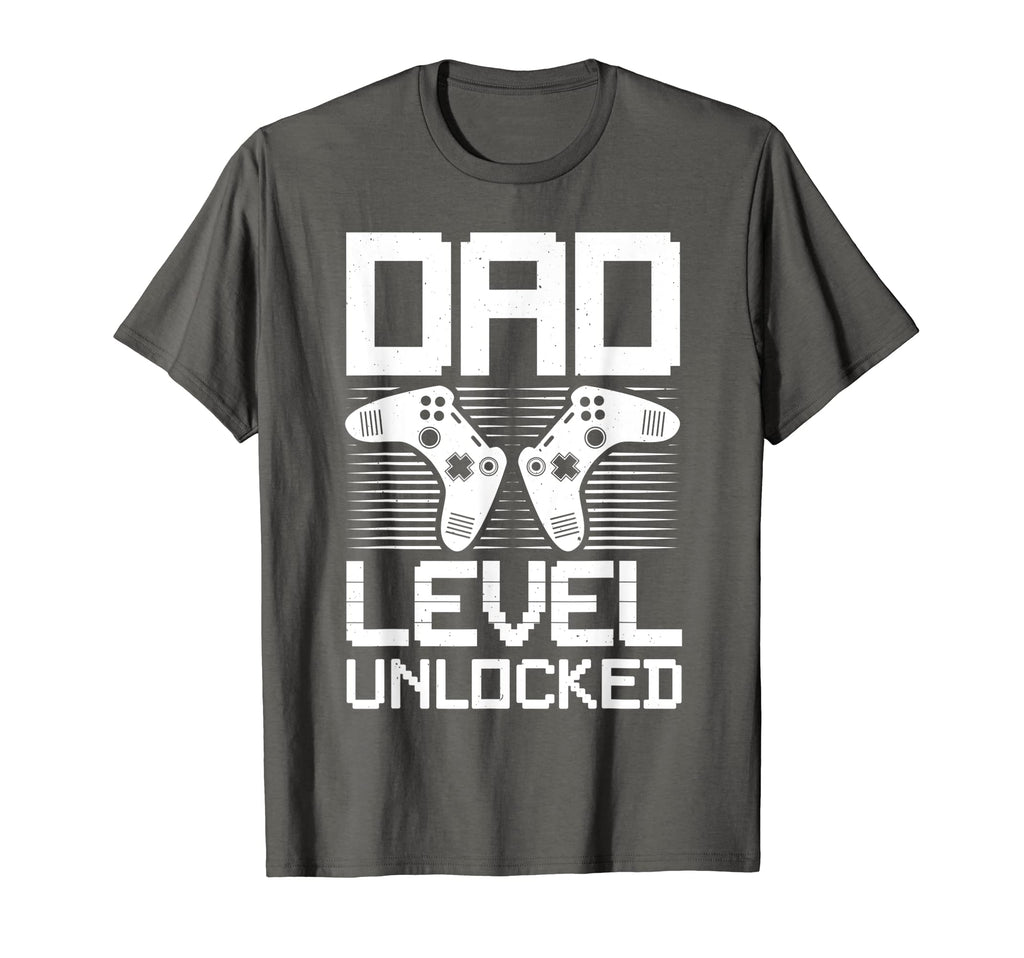 Mens Dad Level Unlocked Gamer New Dad T-Shirt - Graphic Print Unisex - T-Shirt, Sweatshirt, Hoodie