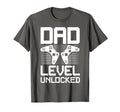 Mens Dad Level Unlocked Gamer New Dad T-Shirt - Graphic Print Unisex - T-Shirt, Sweatshirt, Hoodie