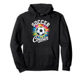 Soccer Cousin Tie Dye Spirit Hoodie - Novelty Apparel for Adults - T-Shirt, Sweatshirt, Hoodie