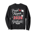 Proud Nana Class 2026 Graduate Sweatshirt - Graphic Print Men Women - T-Shirt, Sweatshirt, Hoodie