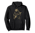 Bear Playing Electric Guitar Rocker Hoodie - Casual Everyday Wear Men Women - T-Shirt, Sweatshirt, Hoodie