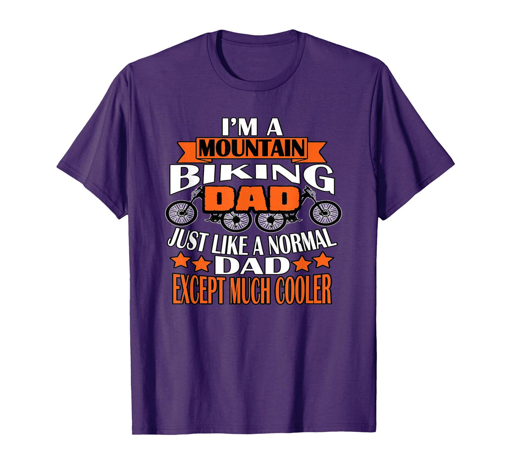 M Mountain Biking Dad Cycling Lover T-Shirt - Novelty Apparel Men Women - T-Shirt, Sweatshirt, Hoodie