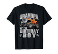 Grandpa Birthday Monster Truck Birthday T-Shirt - Graphic Print for Adults - T-Shirt, Sweatshirt, Hoodie