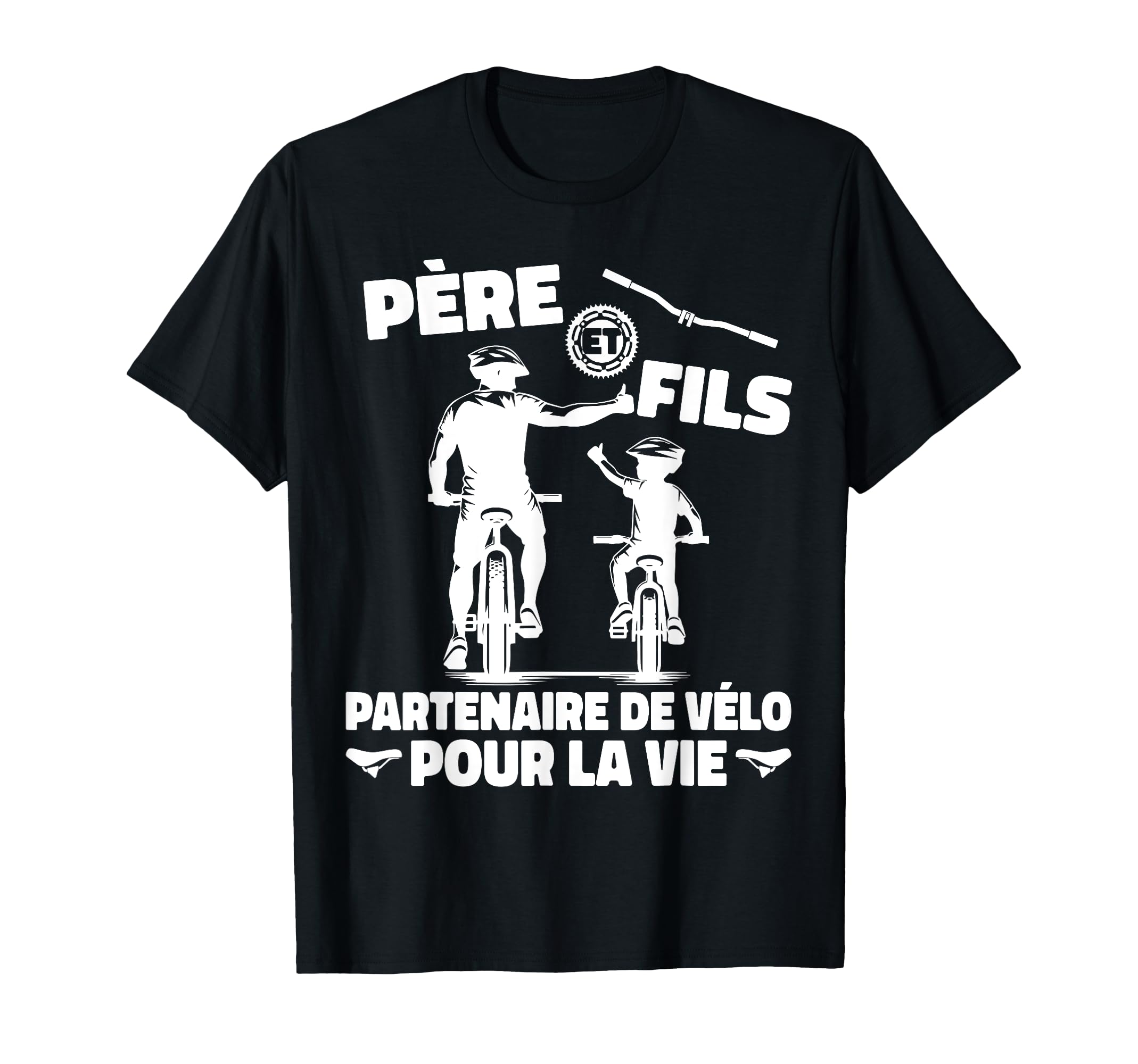 Father And Son Cycling Partner Life T-Shirt - Trendy Graphic Men Women - T-Shirt, Sweatshirt, Hoodie