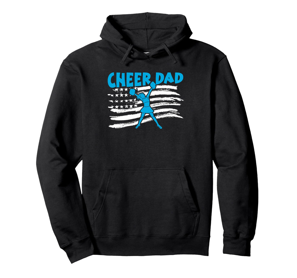 Cheer Dad Funny Cheerleading Hoodie - Fun Novelty Design for Adults - T-Shirt, Sweatshirt, Hoodie