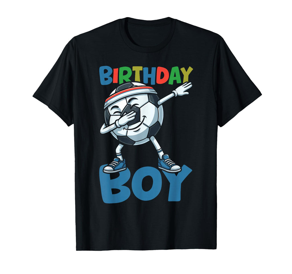 Soccer Birthday Dabbing Soccer Ball T-Shirt - Minimalist Print Men Women - T-Shirt, Sweatshirt, Hoodie