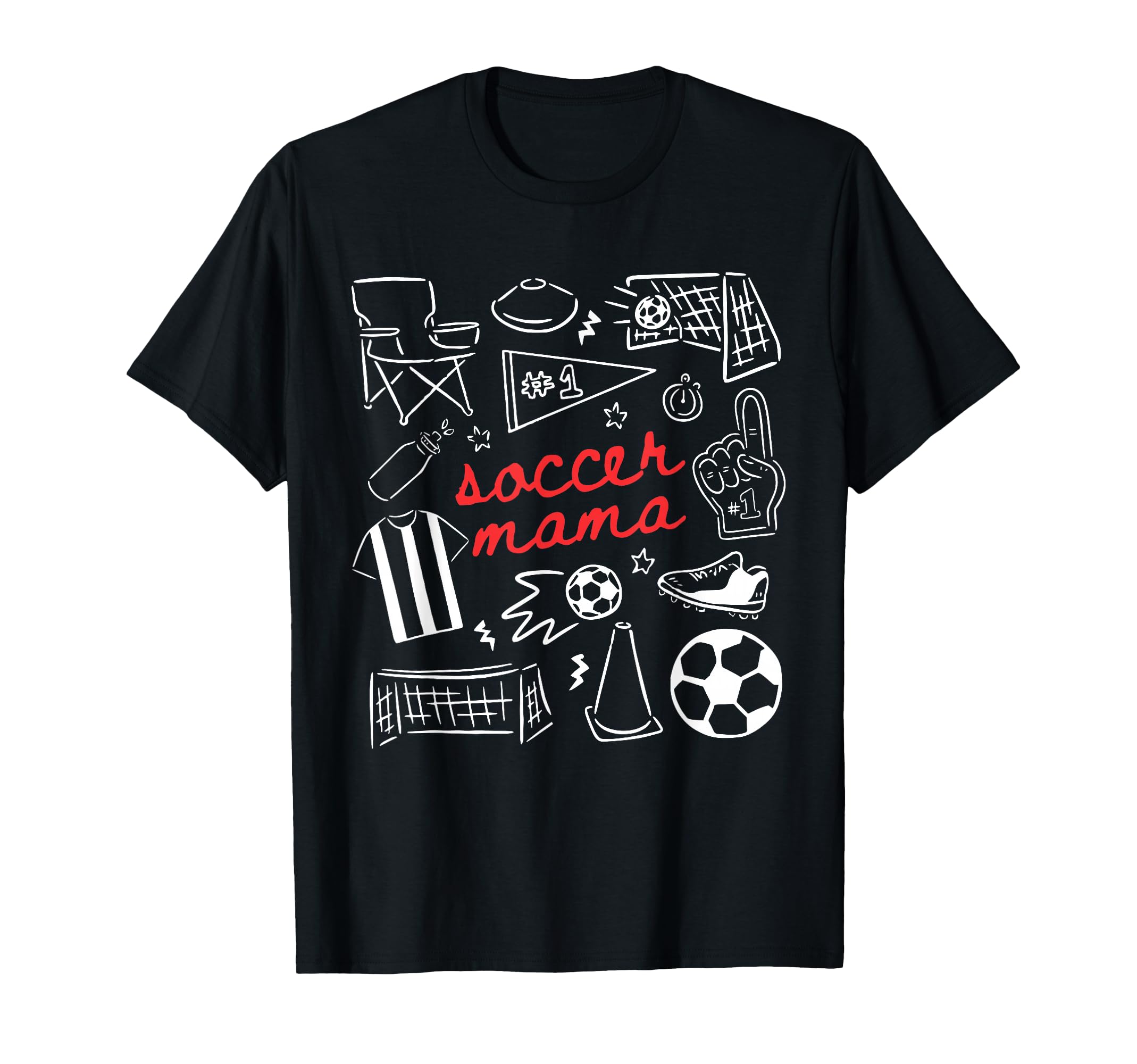 Soccer Mama Mothers Day Game Day T-Shirt - Streetwear Style Men Women - T-Shirt, Sweatshirt, Hoodie