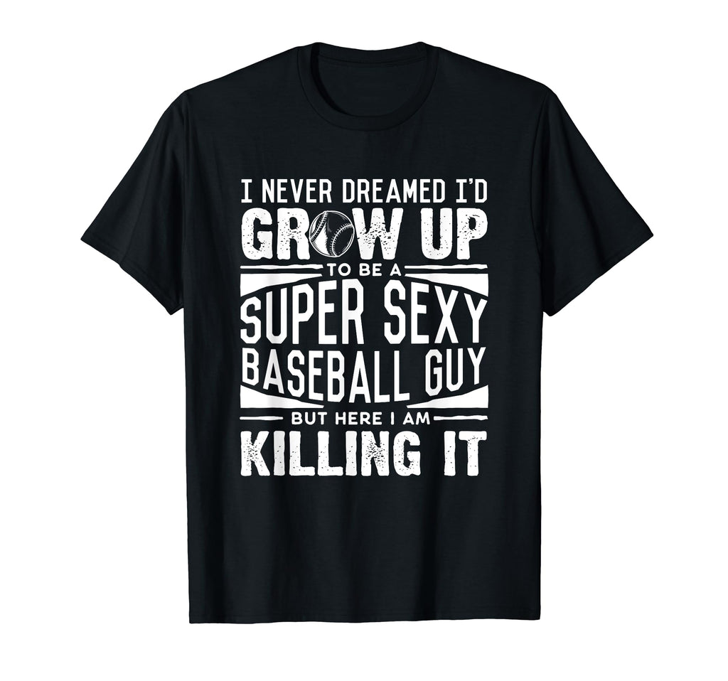 Baseball Player Hockey Lover T-Shirt - Casual Everyday Wear Men Women - T-Shirt, Sweatshirt, Hoodie