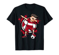 Dabbing Soccer Latvia Football Lover T-Shirt - Minimalist Print Men Women - T-Shirt, Sweatshirt, Hoodie