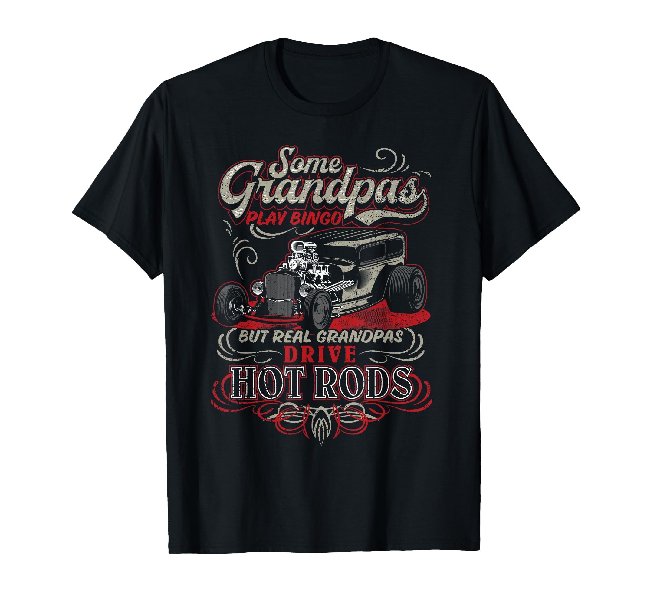 Hot Rod Grandpa Gift T-Shirt - Aesthetic Graphic Men Women - T-Shirt, Sweatshirt, Hoodie