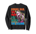 Bonus Dad Myth Legend Fathers Day Sweatshirt - Graphic Print for Adults - T-Shirt, Sweatshirt, Hoodie