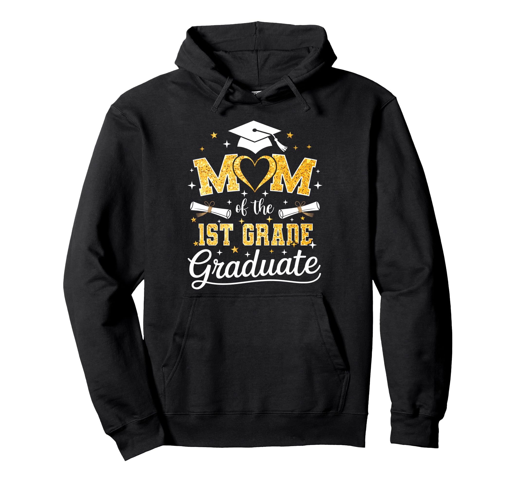 Mom 1St Grade Graduate Senior Graduation Hoodie - Trendy Graphic Unisex - T-Shirt, Sweatshirt, Hoodie