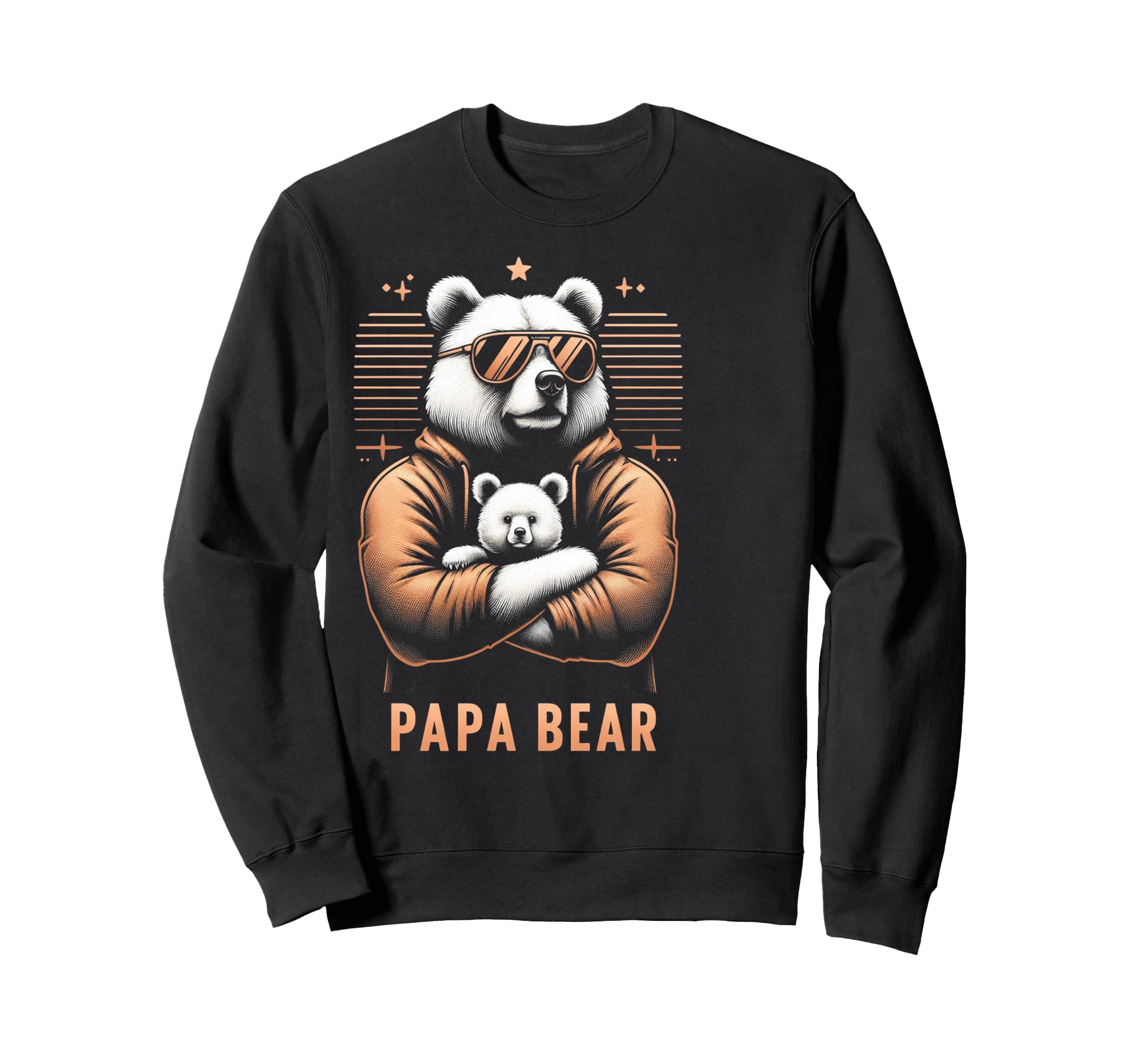 Papa Bear Funny Bears Animal Lover Sweatshirt - Streetwear Style Men Women - T-Shirt, Sweatshirt, Hoodie