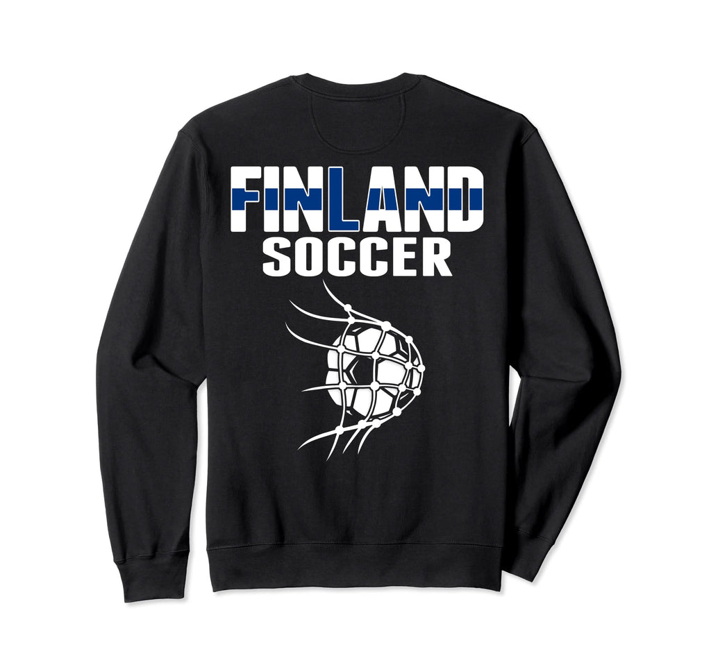 Finland Soccer Ball Net Finnish Sweatshirt - Minimalist Print Unisex - T-Shirt, Sweatshirt, Hoodie