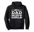 Just Dad Who Loves His T Shirts T-Shirt - Minimalist Print Unisex - T-Shirt, Sweatshirt, Hoodie