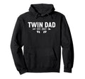 Twin Dad Est 2027 Fathers Day Loading Hoodie - Custom Art Print for Adults - T-Shirt, Sweatshirt, Hoodie