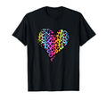 Heart Rainbow Cheetah Leopard Tiger T-Shirt - Novelty Apparel Men Women - T-Shirt, Sweatshirt, Hoodie
