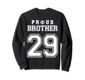 Number 29 Custom Proud Soccer Futbol Sweatshirt - Custom Art Print Unisex - T-Shirt, Sweatshirt, Hoodie