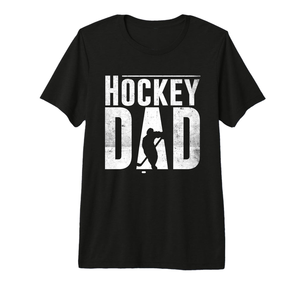 Mens Hockey Dad Hockey Silhouette T-Shirt - Casual Everyday Wear Unisex - T-Shirt, Sweatshirt, Hoodie