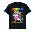 Grandpa Birthday Princess Unicorn Grandpa T-Shirt - Unique Graphic Unisex - T-Shirt, Sweatshirt, Hoodie