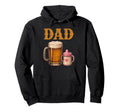 Dad Daughter Funny Fathers Day Dad Hoodie - Graphic Print Men Women - T-Shirt, Sweatshirt, Hoodie