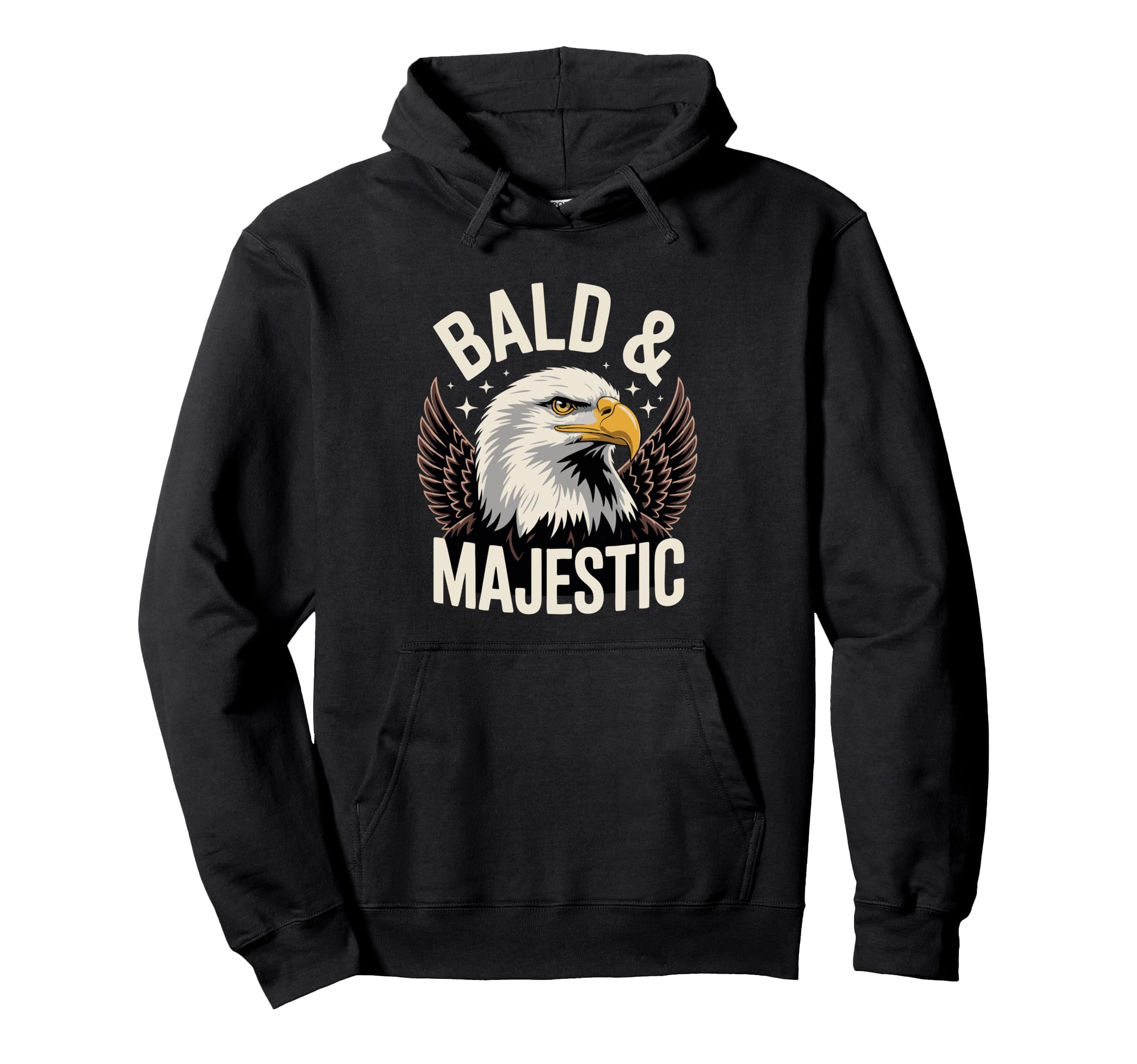 Funny Bald Majestic Dads And Hoodie - Aesthetic Graphic for Adults - T-Shirt, Sweatshirt, Hoodie