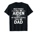 Aiden Gift Name Funny Fathers Day T-Shirt - Minimalist Print Men Women - T-Shirt, Sweatshirt, Hoodie